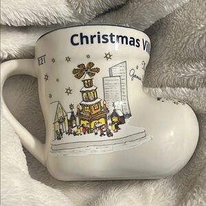 Baltimore Christmas White boot Mug